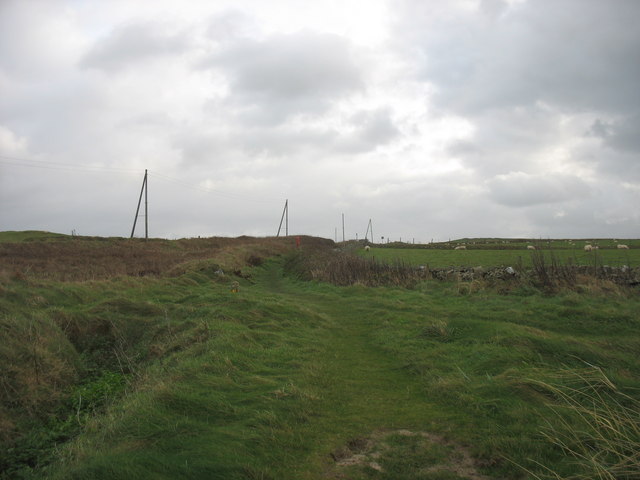 Path from Porth Nobla to the A4080 Photo | UK Beach Guide