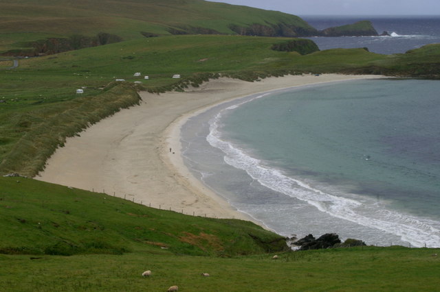 Scousburgh Sands Beach - Shetland Islands