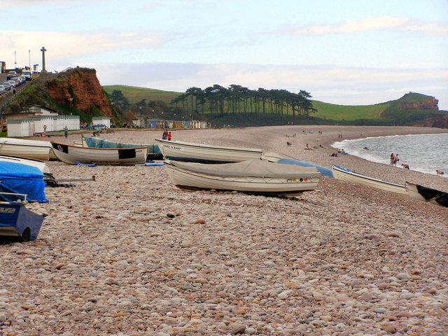 Buddleigh Salterton Beach Photo UK Beach Guide