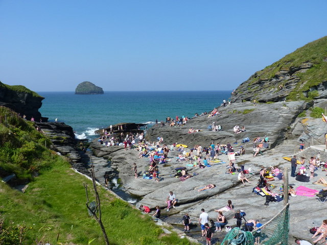 Trebarwith Strand Beach - Cornwall