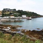 Rozel harbour and beach