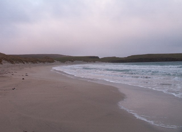 Scousburgh Sands Beach - Shetland Islands